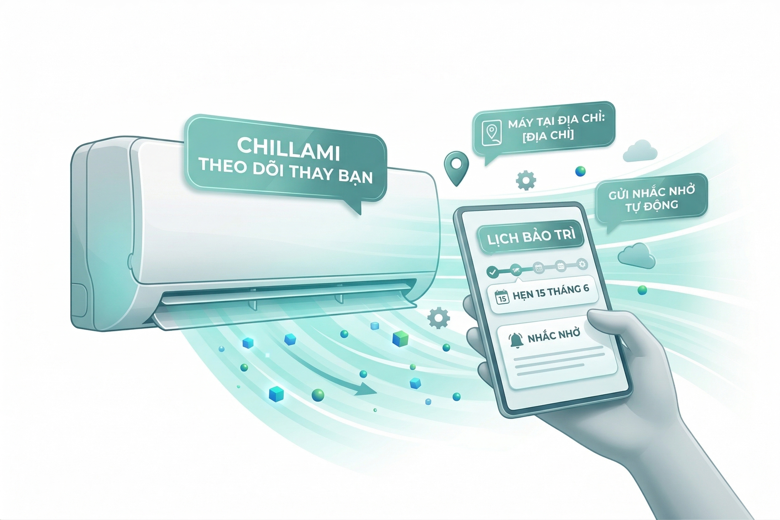 Lá chắn thông minh giám sát bảo trì